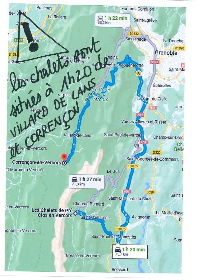 Chalet Eterpa Les De Pre Clos En Vercors Saint-Andeol (Vercors)